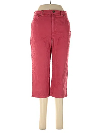 Pre-owned Gloria Vanderbilt Casual Pants In Red