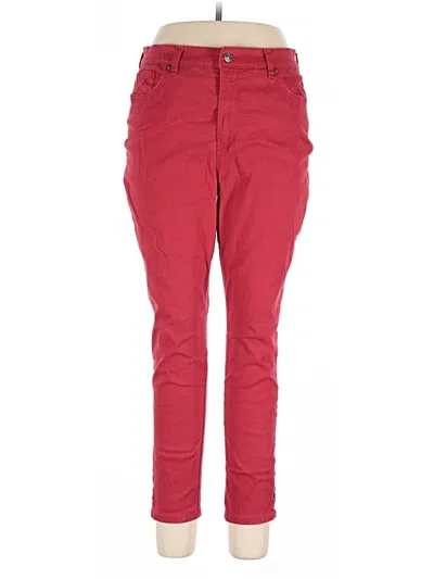 Pre-owned Gloria Vanderbilt Casual Pants In Red