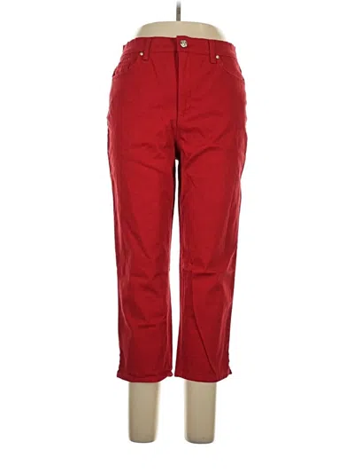 Pre-owned Gloria Vanderbilt Casual Pants In Red