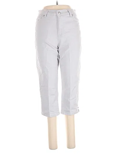 Pre-owned Gloria Vanderbilt Casual Pants In Silver