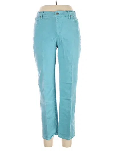 Pre-owned Gloria Vanderbilt Casual Pants In Teal