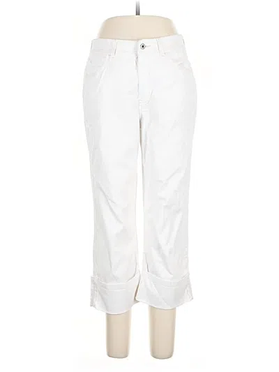 Pre-owned Gloria Vanderbilt Casual Pants In White
