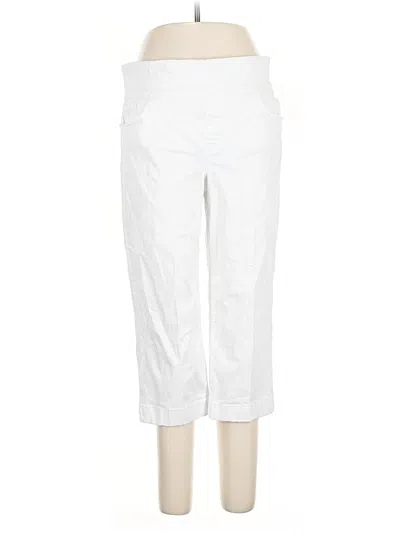 Pre-owned Gloria Vanderbilt Casual Pants In White
