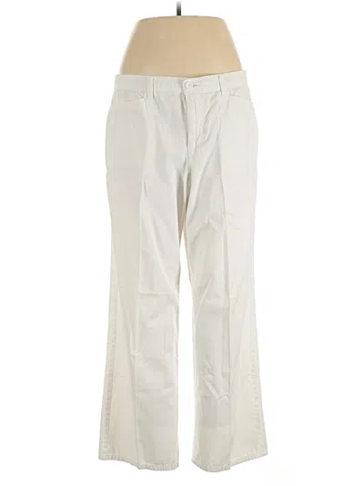 Pre-owned Gloria Vanderbilt Casual Pants In White
