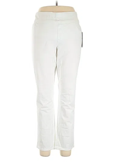 Pre-owned Gloria Vanderbilt Casual Pants In White