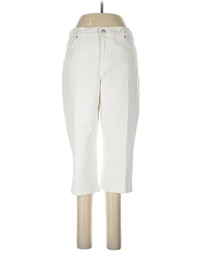 Pre-owned Gloria Vanderbilt Casual Pants In White