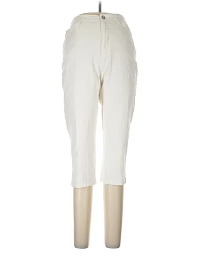 Pre-owned Gloria Vanderbilt Casual Pants In White