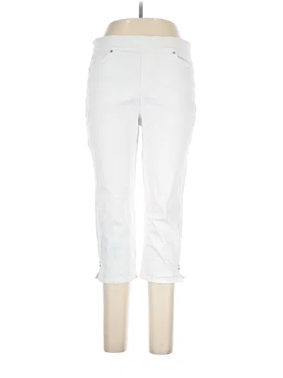Pre-owned Gloria Vanderbilt Casual Pants In White