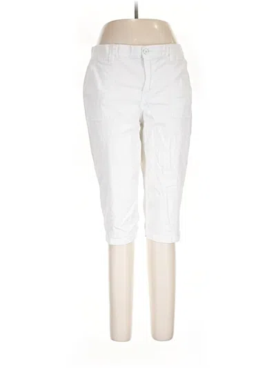 Pre-owned Gloria Vanderbilt Casual Pants In White