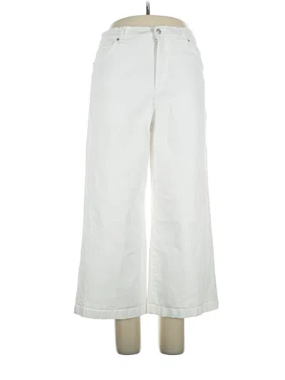 Pre-owned Gloria Vanderbilt Casual Pants In White