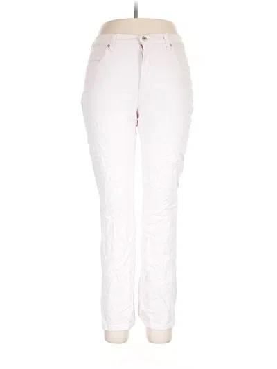 Pre-owned Gloria Vanderbilt Casual Pants In White