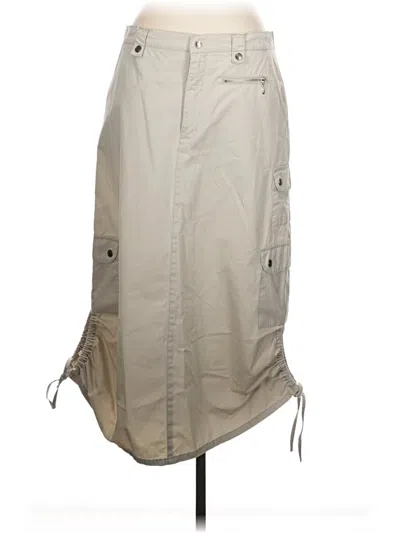 Pre-owned Gloria Vanderbilt Casual Skirt In Brown