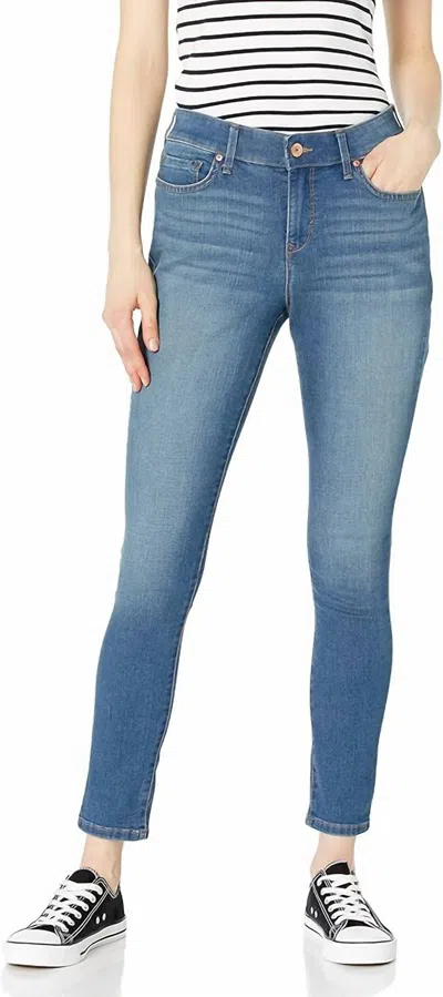 Gloria Vanderbilt Comfort Curvy Skinny Jeans In Blue