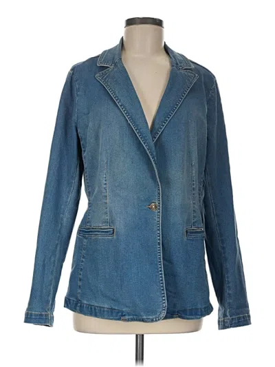 Pre-owned Gloria Vanderbilt Denim Jacket In Blue