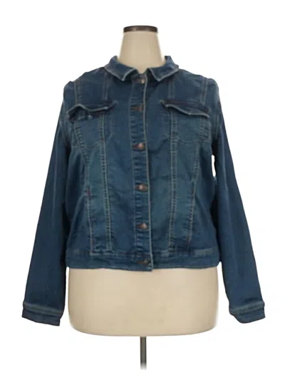 Pre-owned Gloria Vanderbilt Denim Jacket In Blue