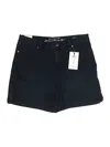 Gloria Vanderbilt Denim Shorts In Black