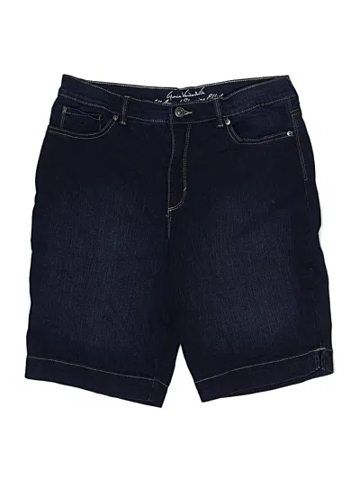 Pre-owned Gloria Vanderbilt Denim Shorts In Blue
