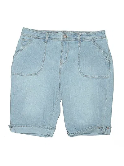 Pre-owned Gloria Vanderbilt Denim Shorts In Blue