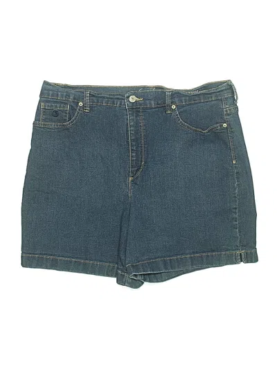 Pre-owned Gloria Vanderbilt Denim Shorts In Blue