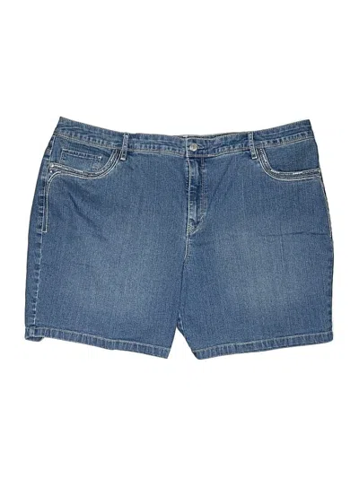 Pre-owned Gloria Vanderbilt Denim Shorts In Blue
