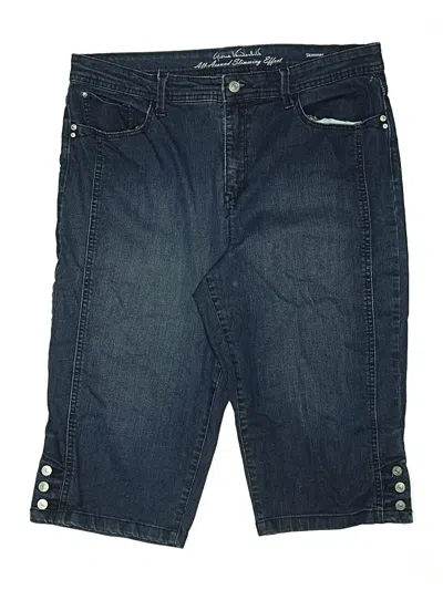 Pre-owned Gloria Vanderbilt Denim Shorts In Blue