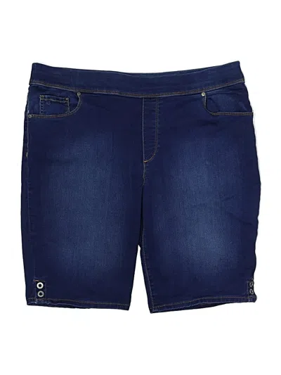 Pre-owned Gloria Vanderbilt Denim Shorts In Blue