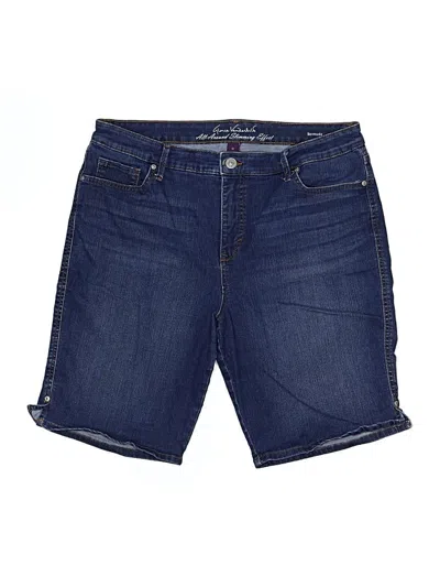 Pre-owned Gloria Vanderbilt Denim Shorts In Blue