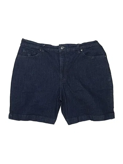Pre-owned Gloria Vanderbilt Denim Shorts In Blue