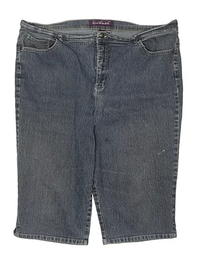 Pre-owned Gloria Vanderbilt Denim Shorts In Blue