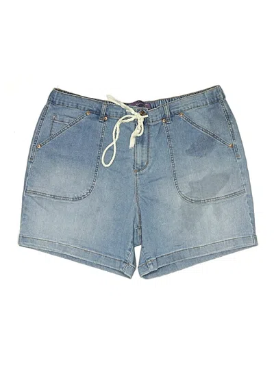 Pre-owned Gloria Vanderbilt Denim Shorts In Blue
