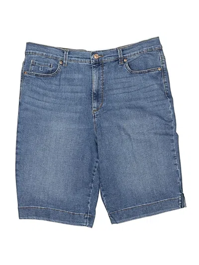 Pre-owned Gloria Vanderbilt Denim Shorts In Blue