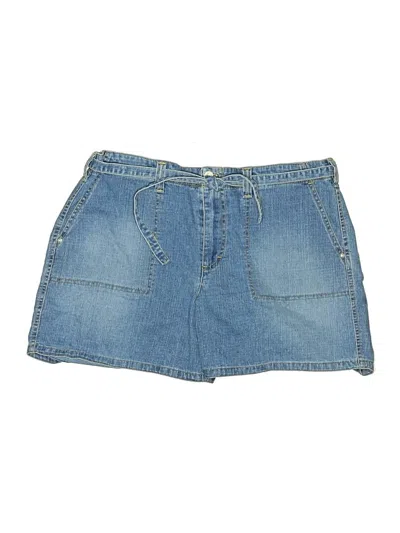 Pre-owned Gloria Vanderbilt Denim Shorts In Blue