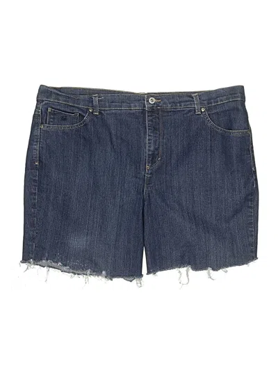 Pre-owned Gloria Vanderbilt Denim Shorts In Blue