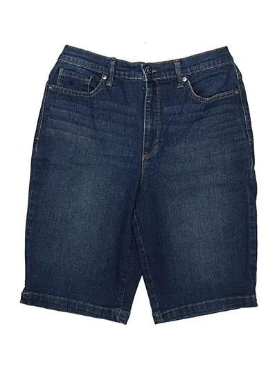 Pre-owned Gloria Vanderbilt Denim Shorts In Blue