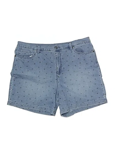 Pre-owned Gloria Vanderbilt Denim Shorts In Blue