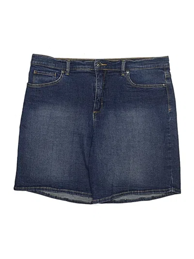 Pre-owned Gloria Vanderbilt Denim Shorts In Blue
