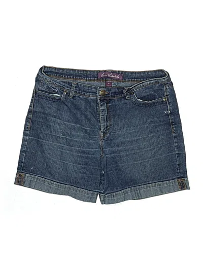 Pre-owned Gloria Vanderbilt Denim Shorts In Blue