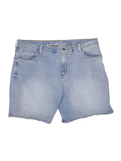 Pre-owned Gloria Vanderbilt Denim Shorts In Blue