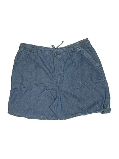 Pre-owned Gloria Vanderbilt Denim Shorts In Blue