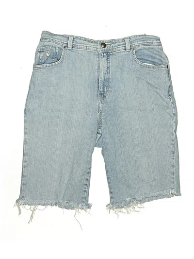 Pre-owned Gloria Vanderbilt Denim Shorts In Blue