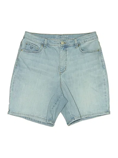 Pre-owned Gloria Vanderbilt Denim Shorts In Blue
