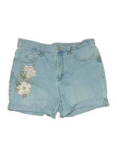 Pre-owned Gloria Vanderbilt Denim Shorts In Blue