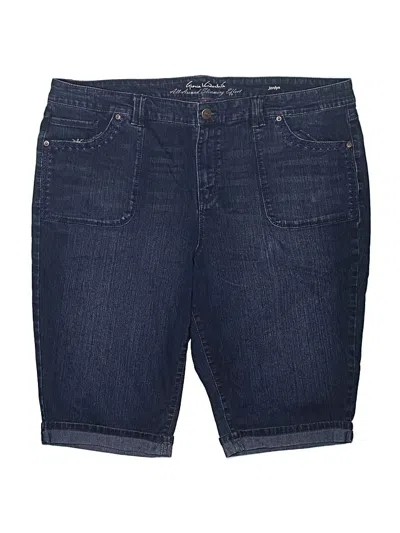 Pre-owned Gloria Vanderbilt Denim Shorts In Blue