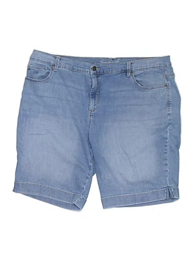 Pre-owned Gloria Vanderbilt Denim Shorts In Blue