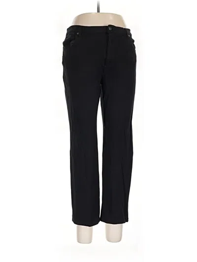 Pre-owned Gloria Vanderbilt Dress Pants In Black