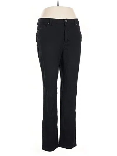 Pre-owned Gloria Vanderbilt Dress Pants In Black