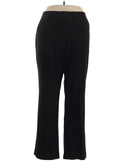 Pre-owned Gloria Vanderbilt Dress Pants In Black
