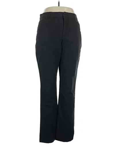 Pre-owned Gloria Vanderbilt Dress Pants In Black