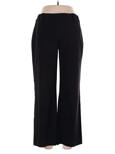 Pre-owned Gloria Vanderbilt Dress Pants In Black