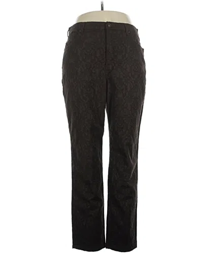 Pre-owned Gloria Vanderbilt Dress Pants In Black